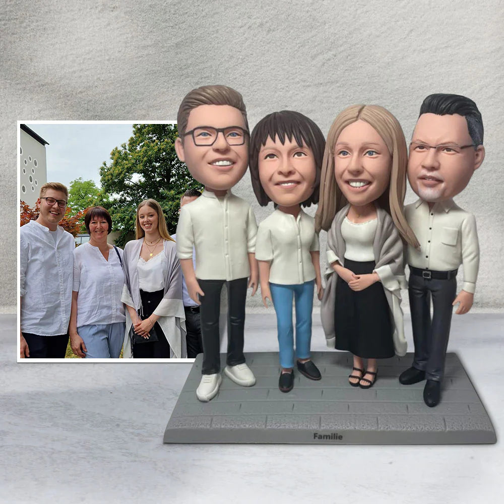 100% Op Maat Gemaakte Bobbleheads – Handgemaakt op Basis van Jouw Foto
