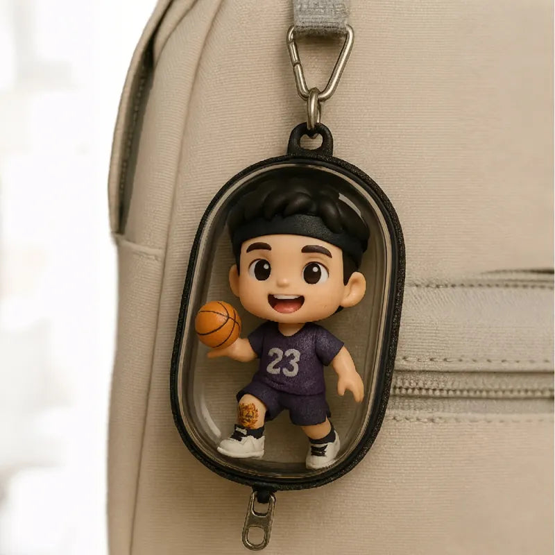 Gepersonaliseerde 3D Mini Figuur van Jouw Foto (1 Persoon)