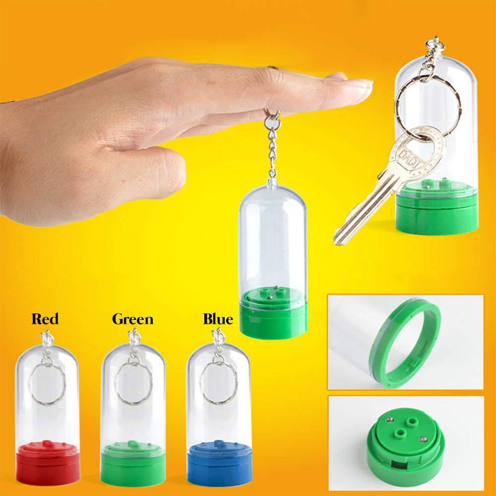 Minifig Sleutelhanger Display Case – Opbergcapsule voor Bouwfiguren