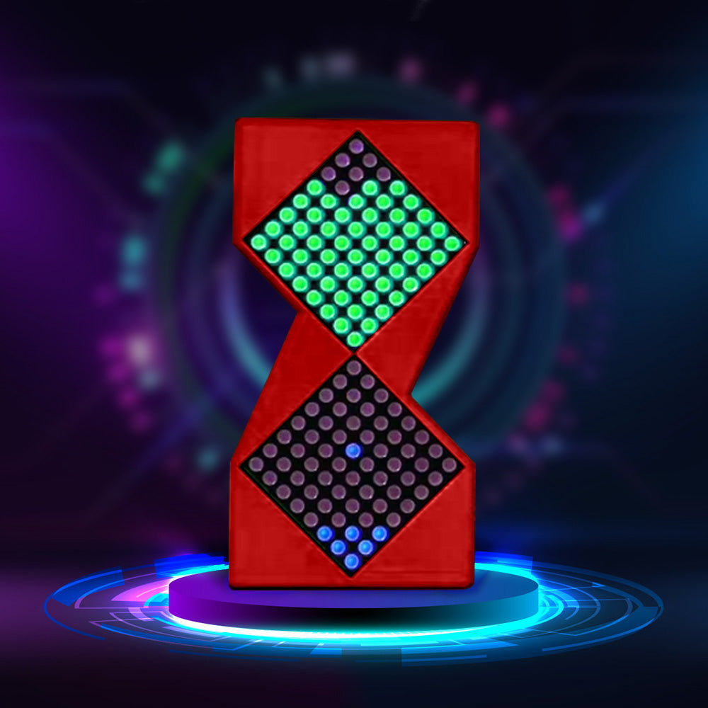 Electronic Hourglass Cyberpunk Desktop Hourglass Meter Clock Desktop Decoration Gift