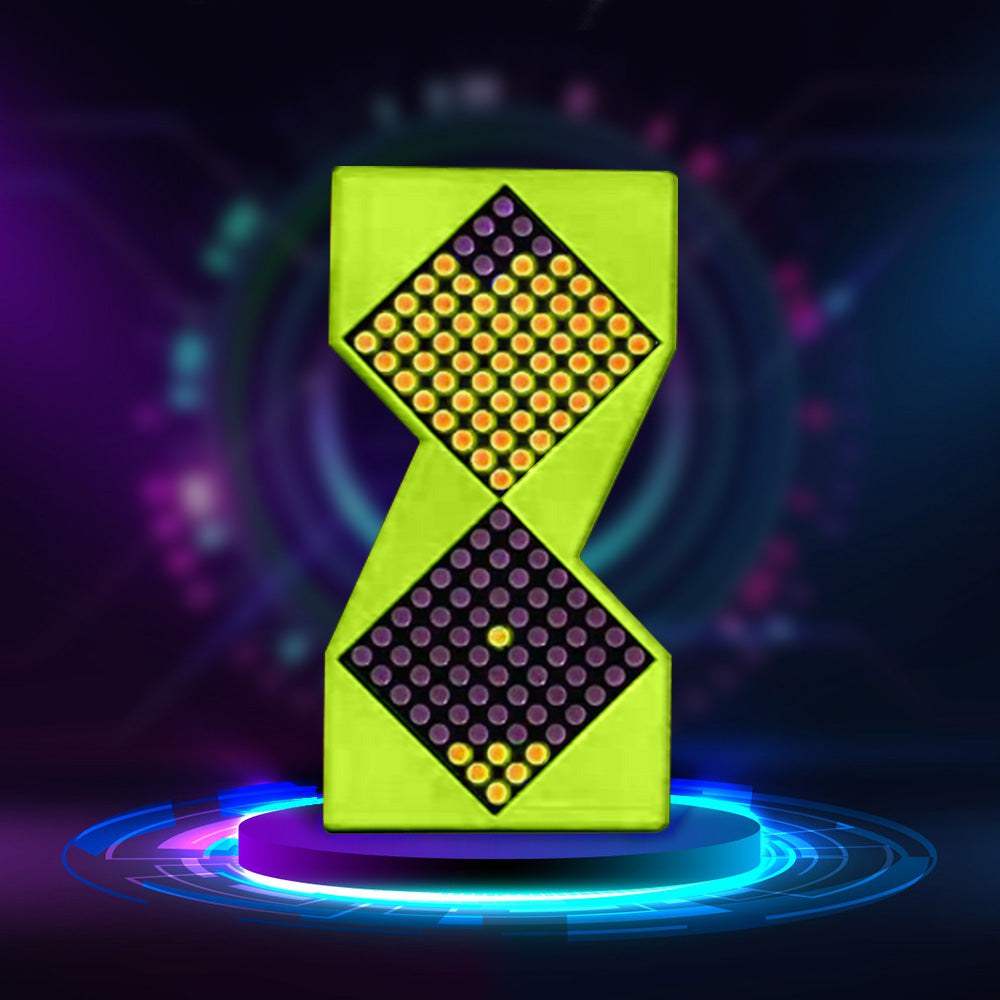 Electronic Hourglass Cyberpunk Desktop Hourglass Meter Clock Desktop Decoration Gift