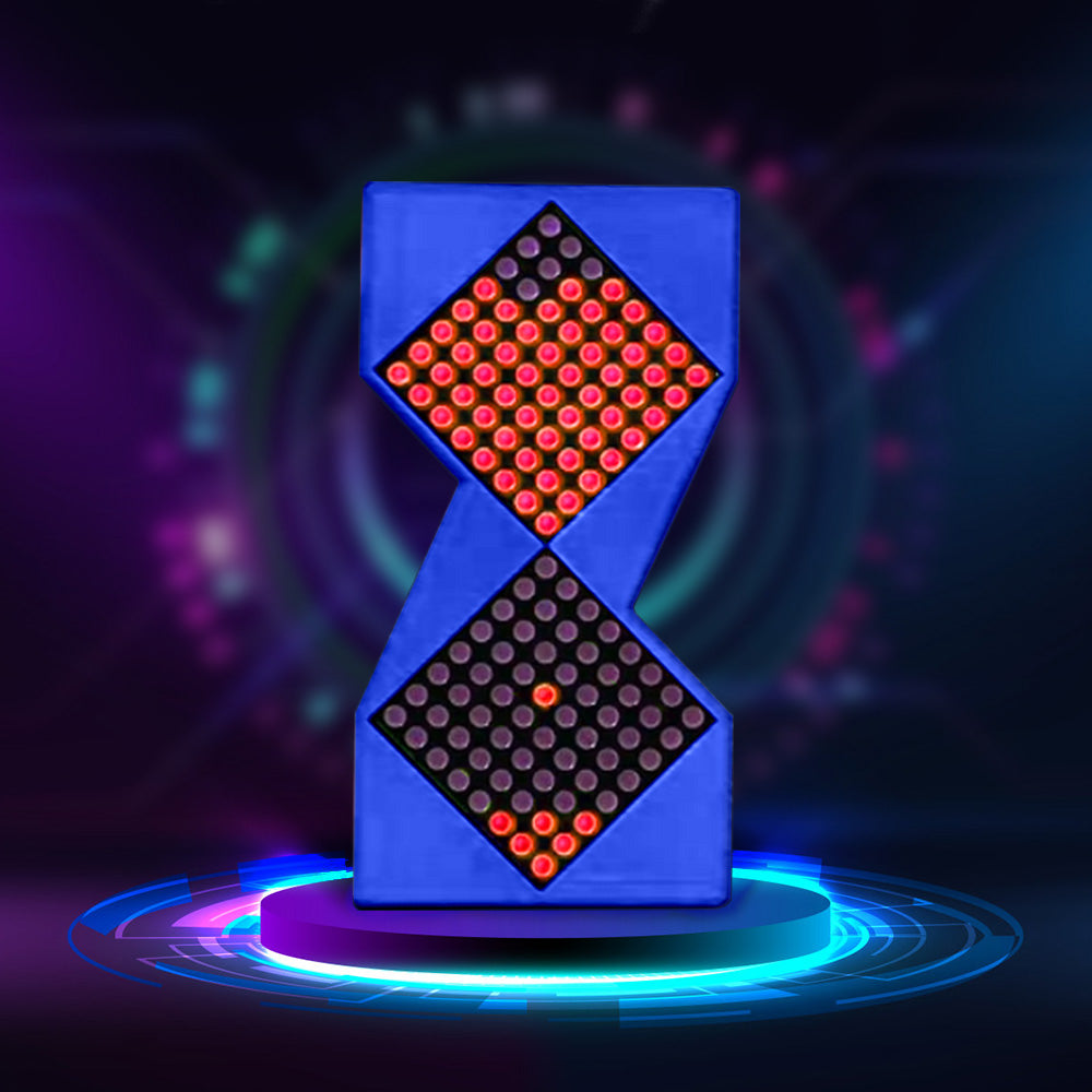 Electronic Hourglass Cyberpunk Desktop Hourglass Meter Clock Desktop Decoration Gift