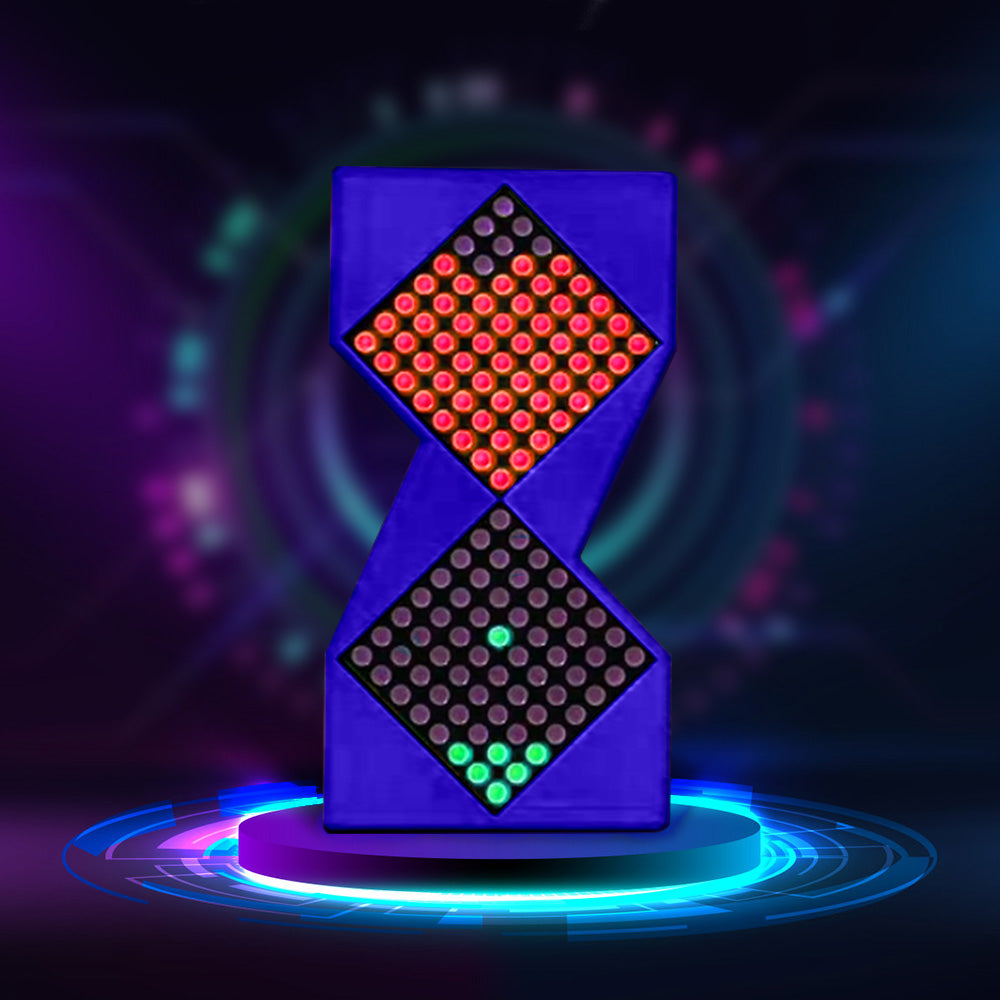 Electronic Hourglass Cyberpunk Desktop Hourglass Meter Clock Desktop Decoration Gift