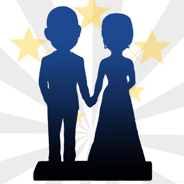 Volledig Gepersonaliseerde Bobblehead – 2 Personen